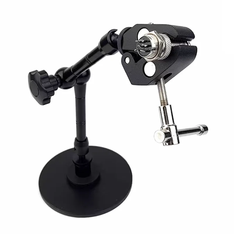 Universal 360-Degree Adjustable Clamp Can Hold Hot Air Gun Soldering Iron Electronic Soldering Station Magnetic Bracket