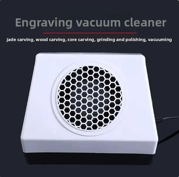 Desktop Engraving Vacuum Collector Machine, Specialized for Heirloom and Wood Carving, Silent with High Suction Power