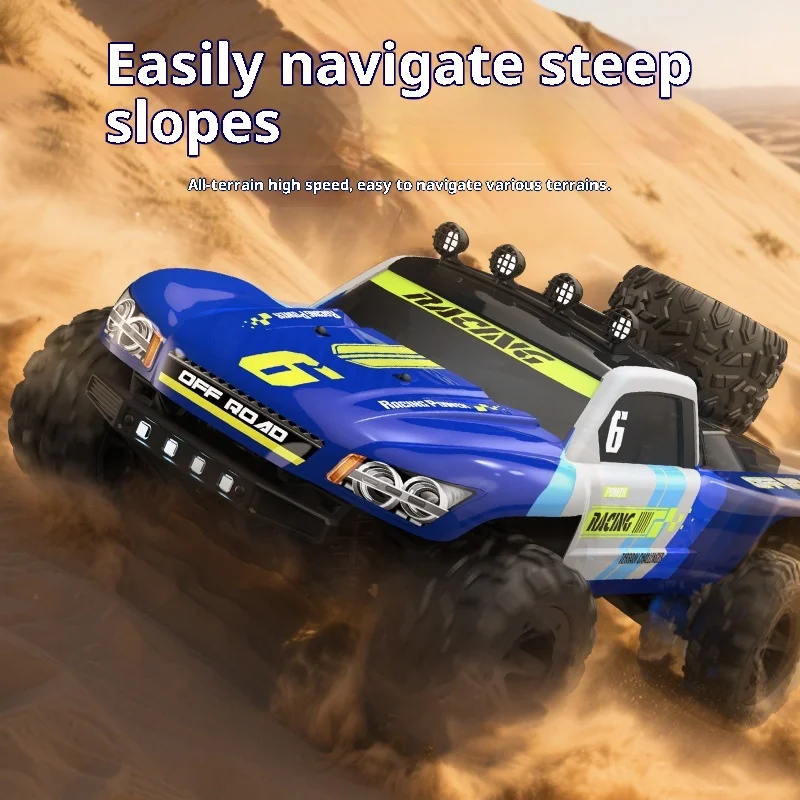 1:18 لعبة سيارة RC كاملة النطاق ذات دفع رباعي عالي السرعة للطرق الوعرة: شاحنة كبيرة زحف احترافية يتم التحكم فيها عن بعد #5