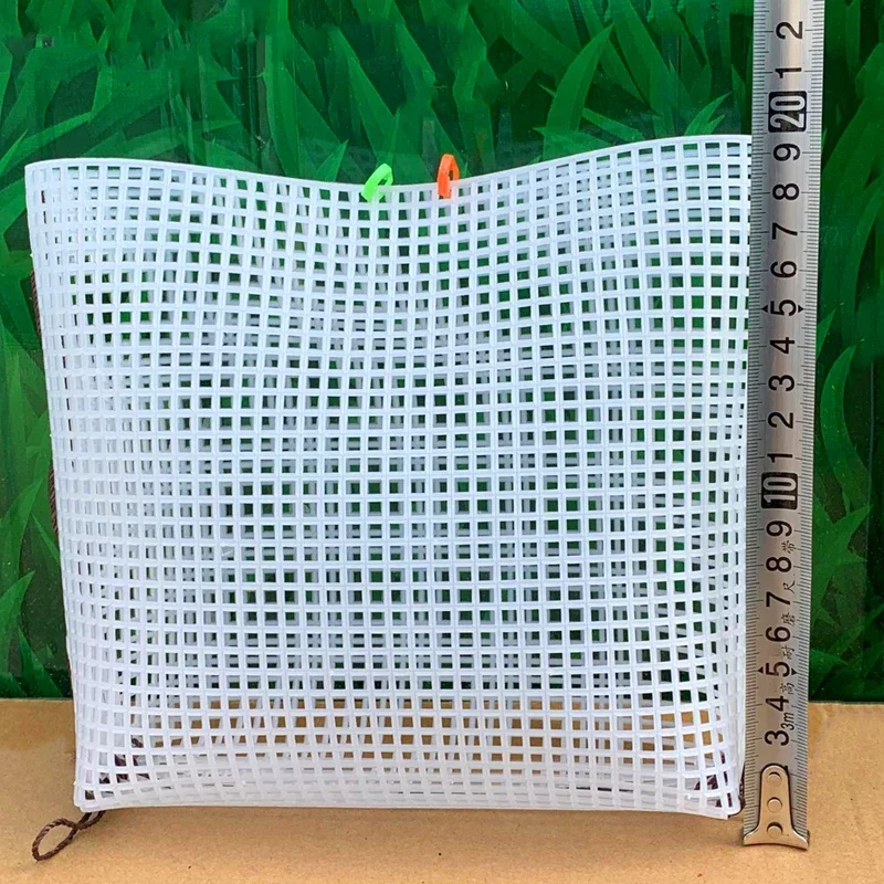 Embroidery Bucket Bag Auxiliary Knitting Sewing Weaving Plastic Mesh Sheet for DIY Accessories Handmade Easy Knit Helper