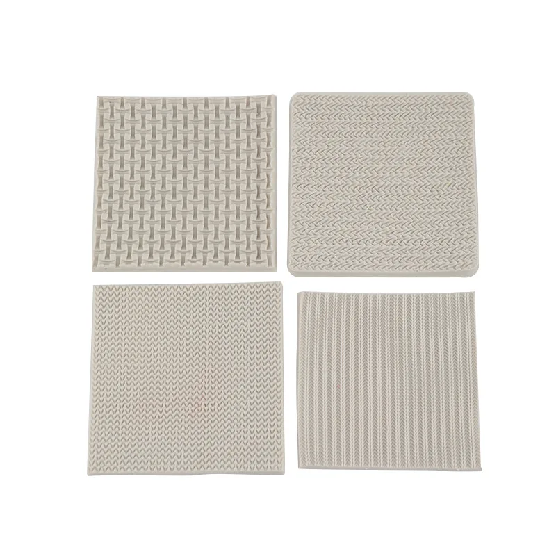 Woven Texture Cake Fondant Silicone Mold Diy Chocolate Coaster Plaster Epoxy Decorating Tools Resin Molds Mould A888