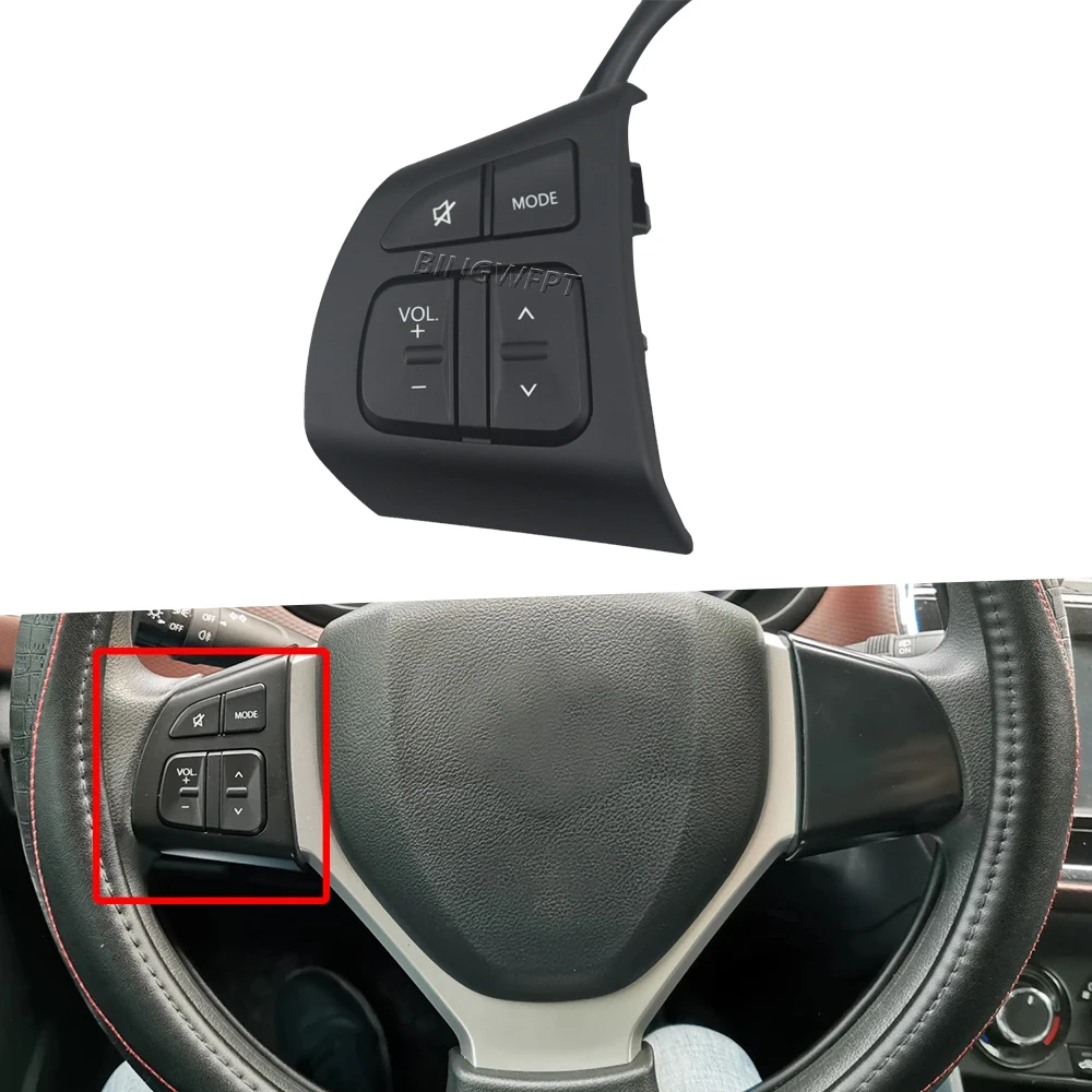 

Car Accessories For Suzuki Vitara 2016-2018 Manual Steering Wheel Switch Volume Sound Control Switch with Wire Backlight