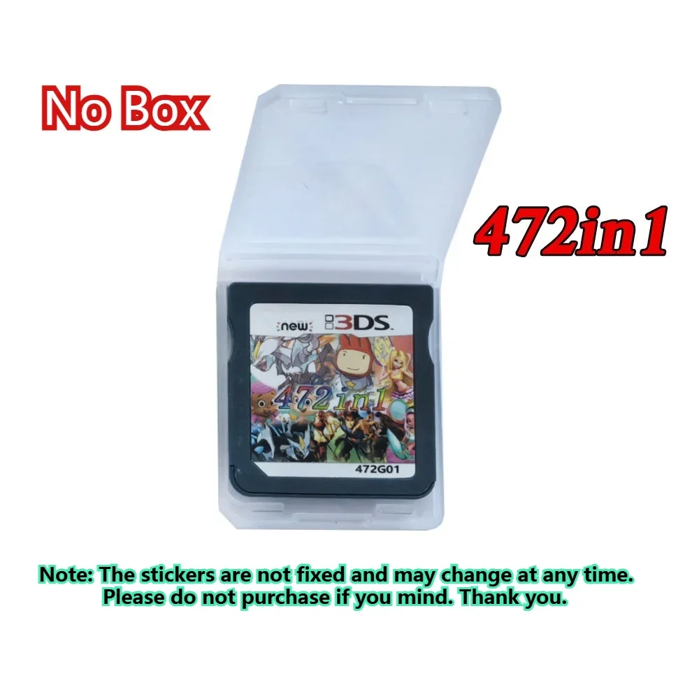482-in-1 Kompilation DS NDS 3DS 3DS NDSL Spielkassette Videospiel-Handheld-Player Spielkarte (R4-Karte) 472-in-1/486-in-1/502-in-1...