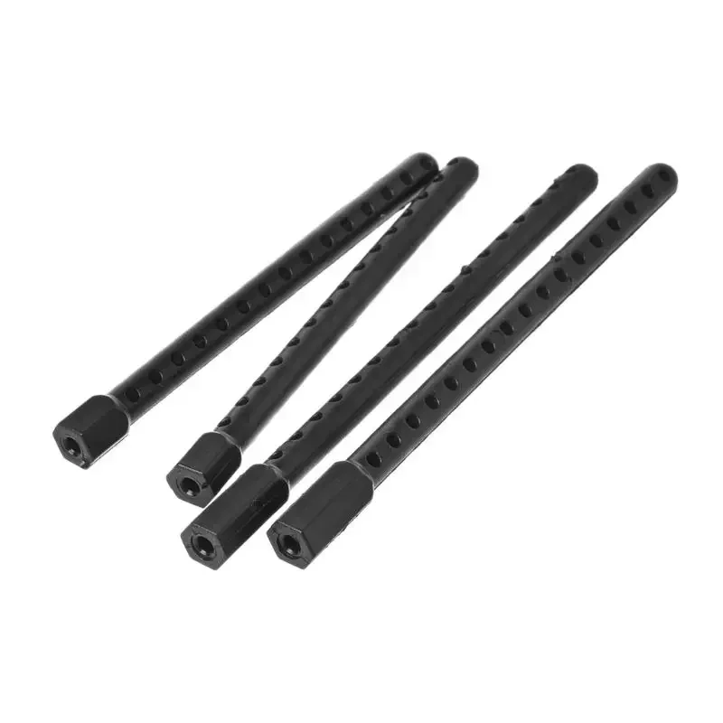 4pcs Plastic Body Post Mounts Shell Column For 1/10 HSP 94123 94122 Model Car Replacement Parts