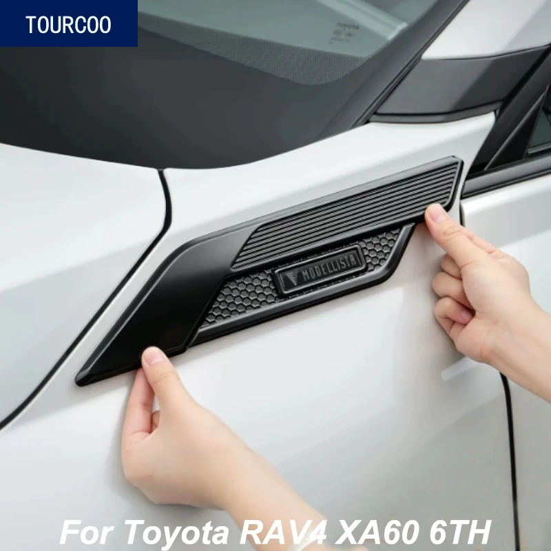 

For Toyota RAV4 XA60 6TH 2026 Hood Fender Decor Trim Sticker Car Styling Modified Accessories