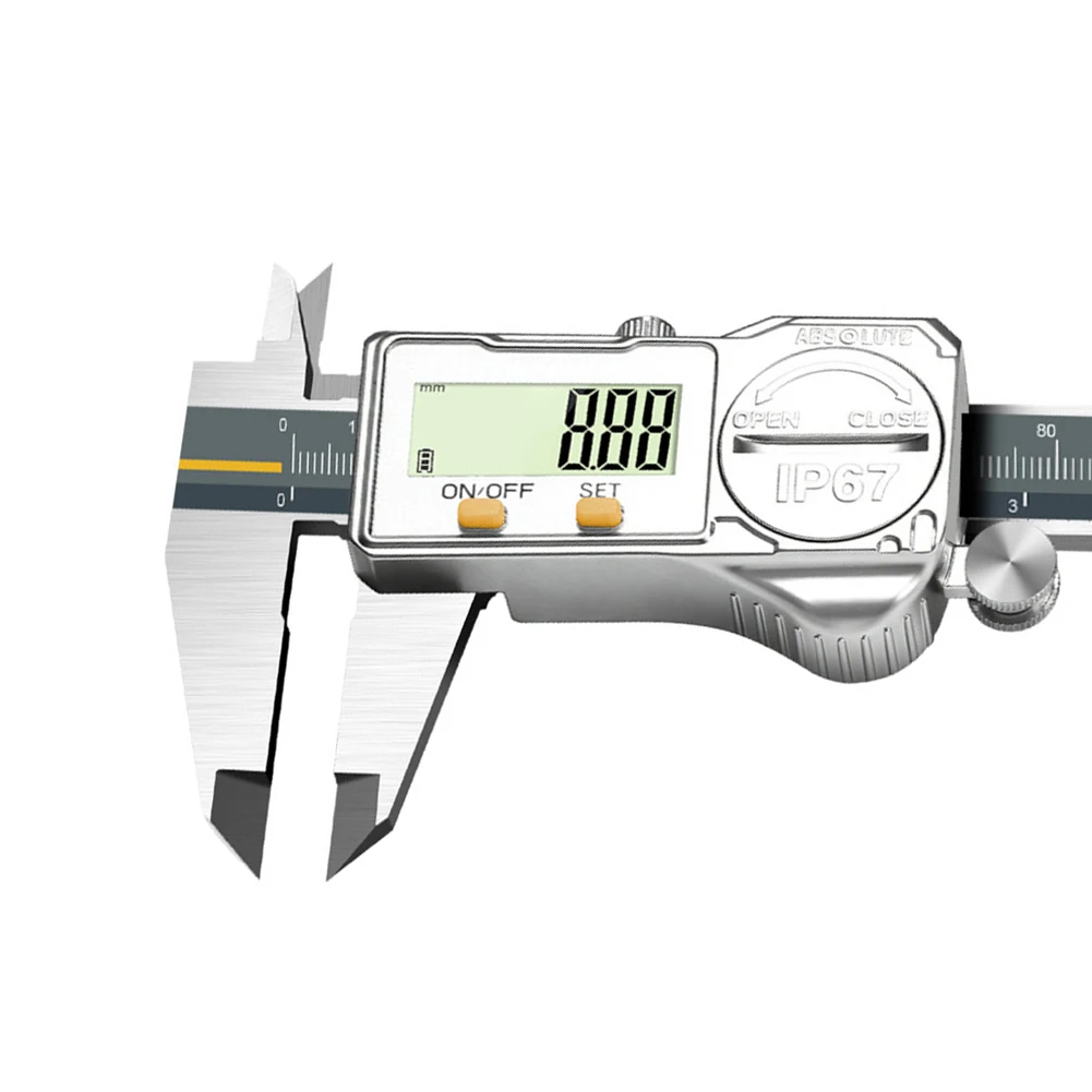 1PCS 0-150mm IP67 Digital Caliper Vernier Calipers Micrometer Electronic Vernier Caliper Measuring Tool With LED Display