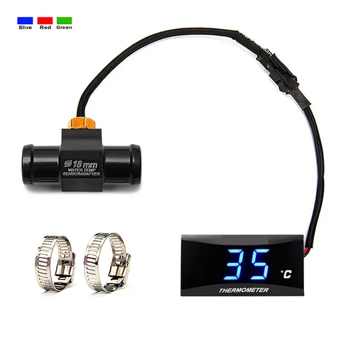 Motorcycle Thermometer Koso Water Temperature Universal Gauge Motorcycle Temperature Sensor for XMAX250 300 NMAX CB 400 CB500X