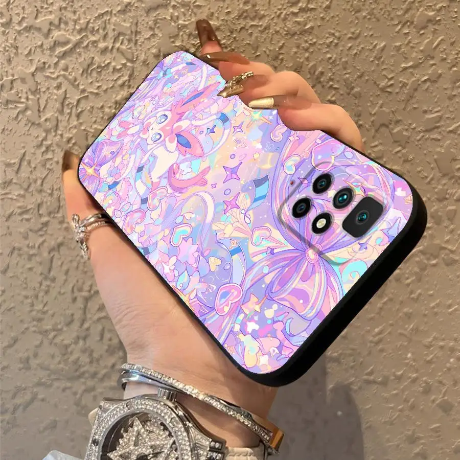 P-PokemonS Cartoon Sylveon Phone Case for Xiaomi Mi 15T 10T 11T 12T Pro 13 11 12 Lite 14T Pro Soft Cover view 4