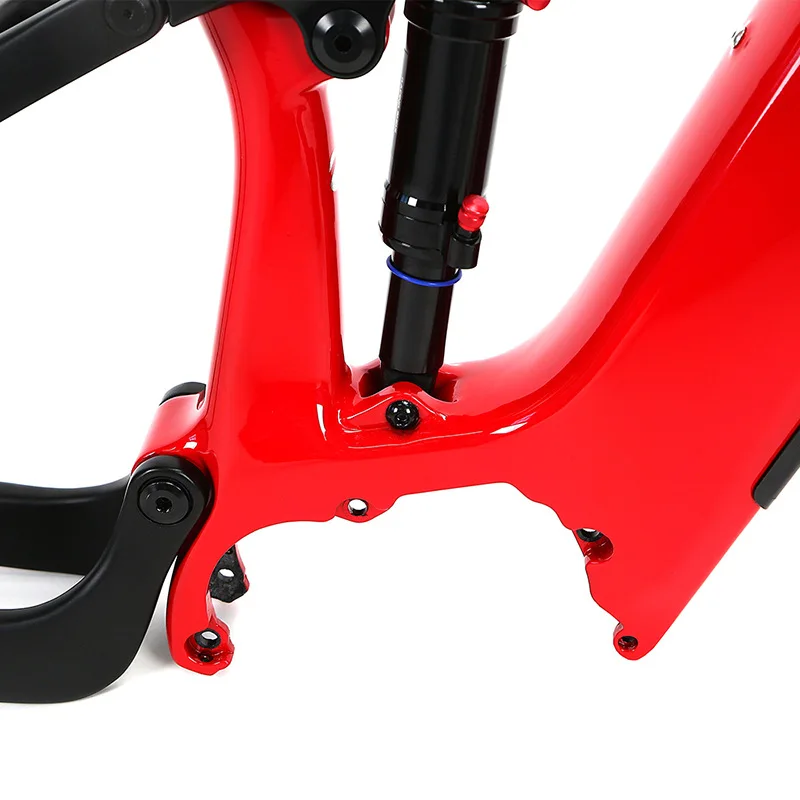 Suspension frame: 27.5/29-inch barrel axle mountain bike frame EM10 electric-assist frame