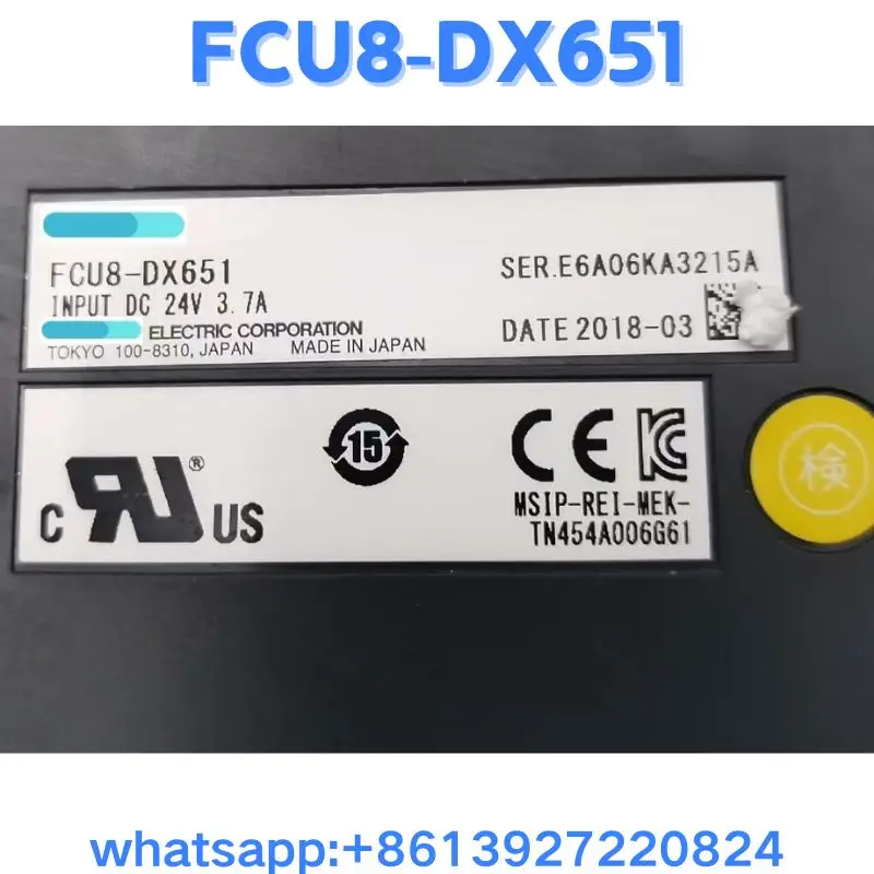 Controladores usados FCU8-DX651 teste OK Transporte Rápido
