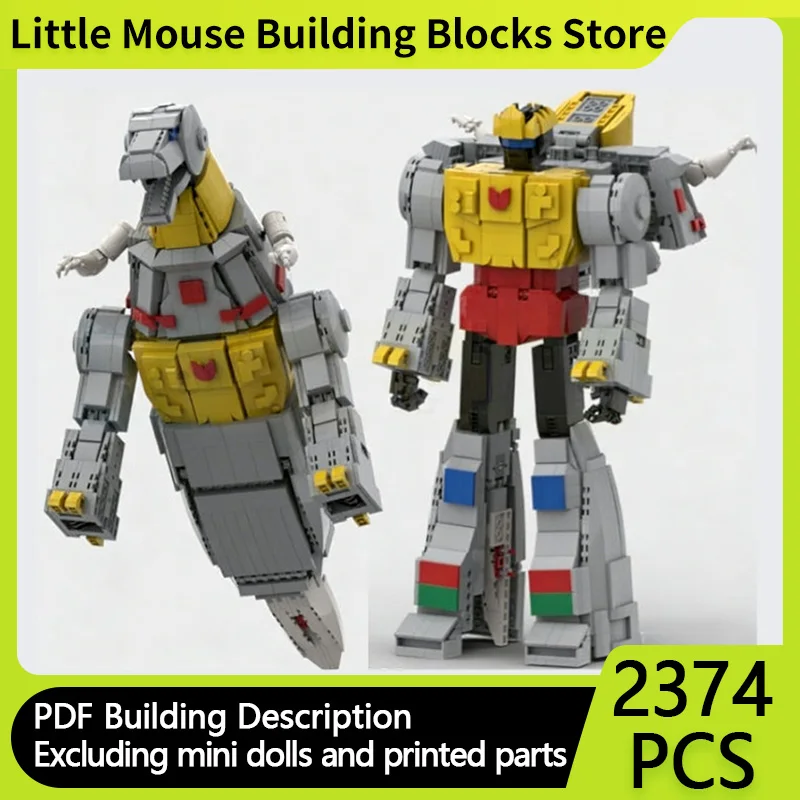 

Popular Anime Model MOC Building Bricks Classic Combat Robot Modular Technology Children Holiday Gifts Assemble Toys Suit