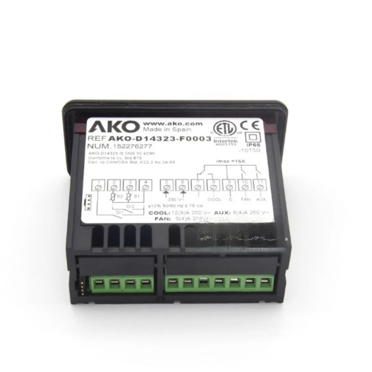 AKO-D14323-F0003 España original importado termostato electrónico contactor de temperatura controlador de refrigeración