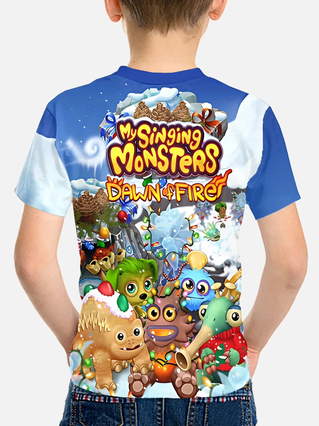 My Singing Monsters3D Print Baby Clothing 5 to 14 Years Male Outdoor Clothes for Children Boy Girl Child T-Shirt Top Shirts