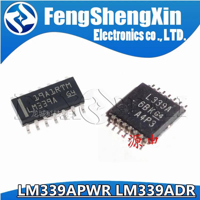 10pcs LM339APW L339A LM339APWR TSSOP14 LM339ADR LM339A SOP14 Chips