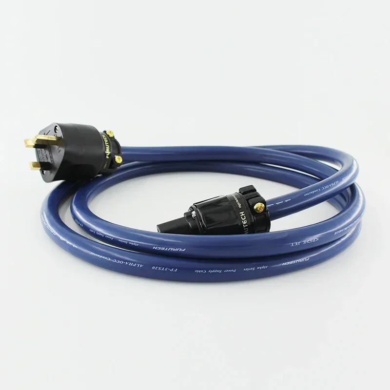 

Japanese Furutech 3TS20 High-Purity OCC Copper Audio Power Extension Cord with British Plug for Amplifiers and CD Players