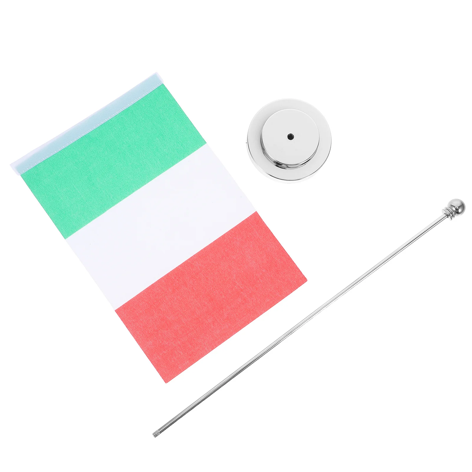 

Italy Desk Flag with Stand Compact Tabletop Decoration in Vibrant Colors Ideal for Office Home Hotel Flag Decor