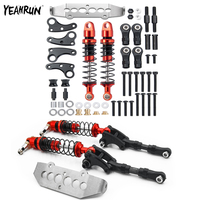YEAHRUN Metal Shock Absorber Set For Axial SCX10 I II 90046 TRX-4 TRX4  1/10 RC Car Upgrade Parts