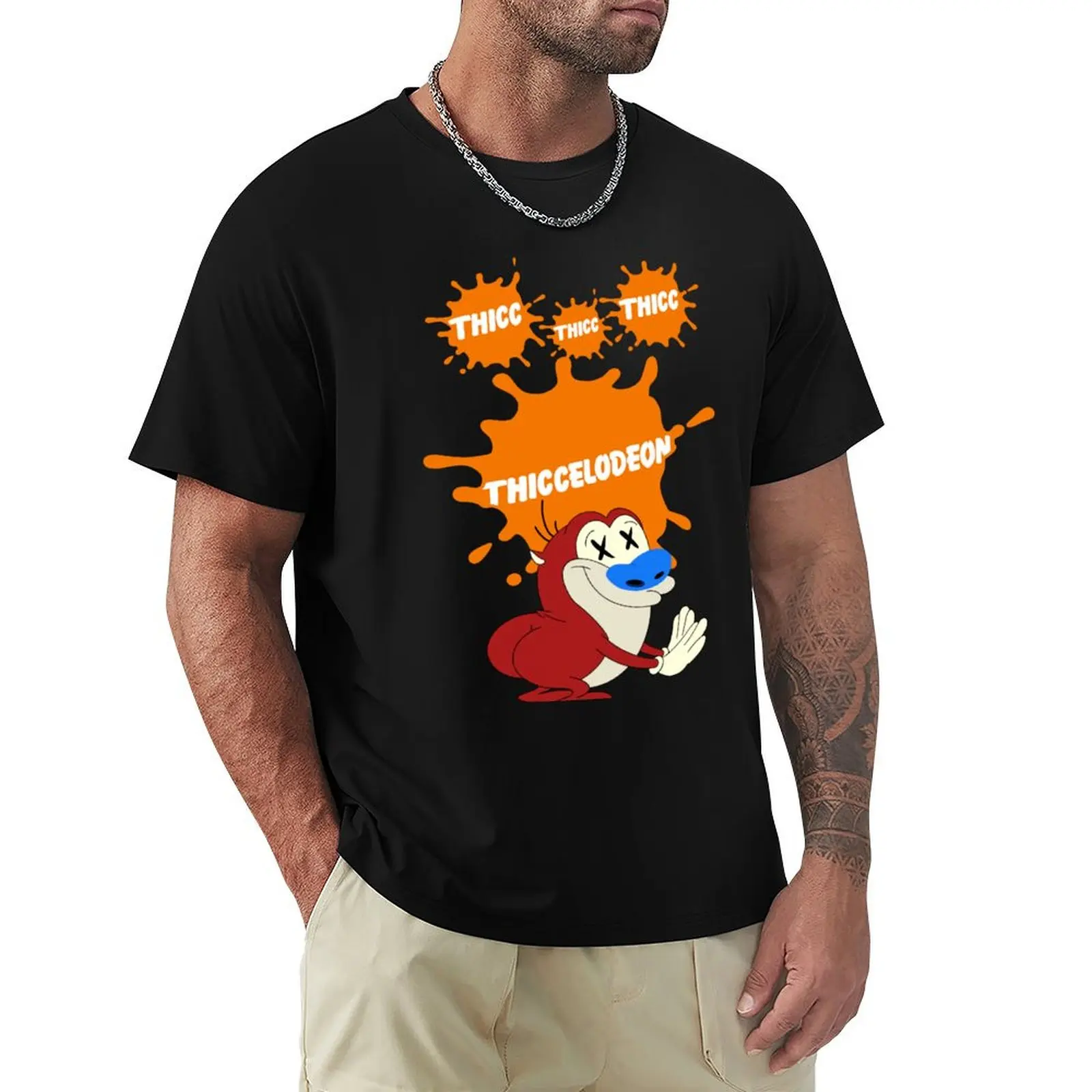 

Thicc Thicc Thicc Thiccelodeon T-Shirt vintage anime shirt cheap stuff sublime clothes mens graphic t-shirts funny