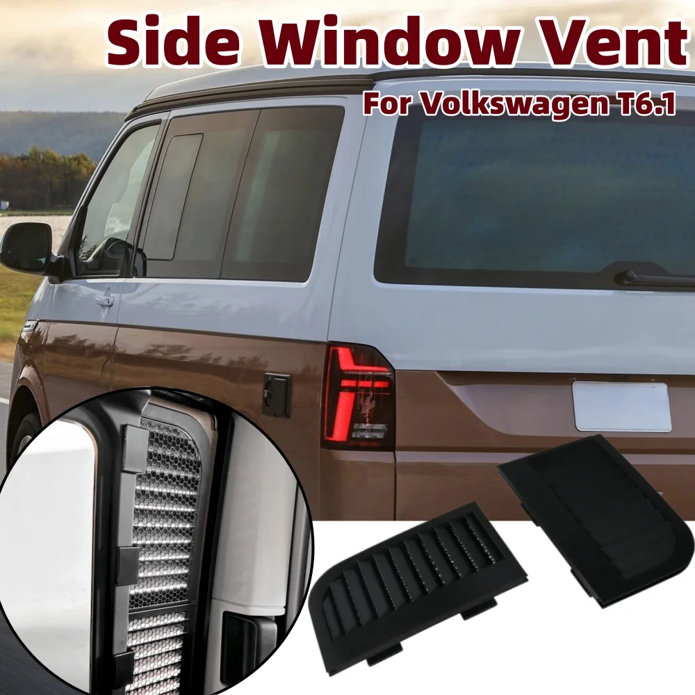 1PCS RV Side Window Vent Plastic Mosquito Net For Volkswagen T6.1 Outdoor Mosquito Insect Net Campervan Protection Accessories