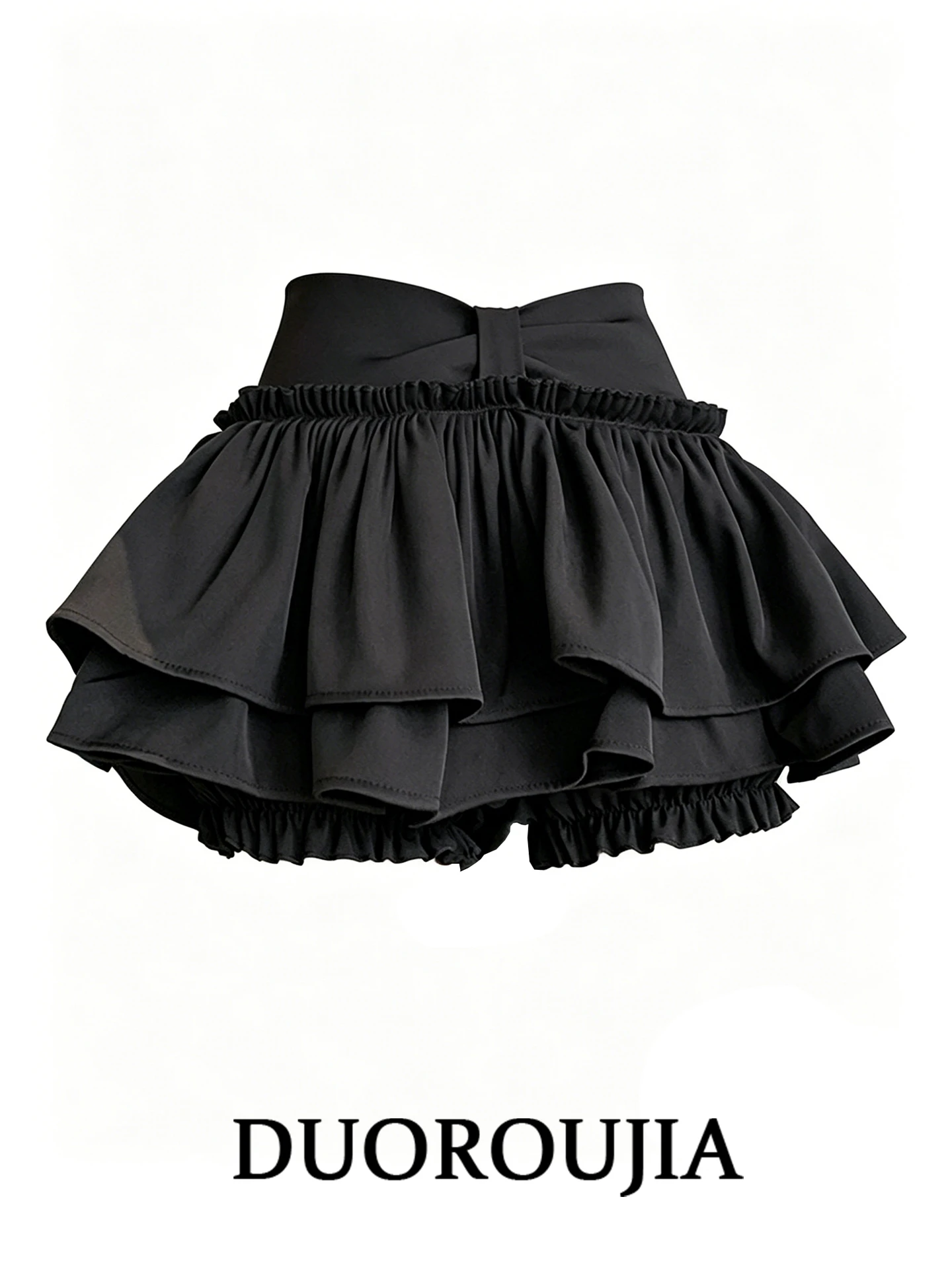 

Black Skirt Women's Puffy Sweet Cool Style Summer Fashion plus Size Ballet Cake Short Skirt Korean Style Commute