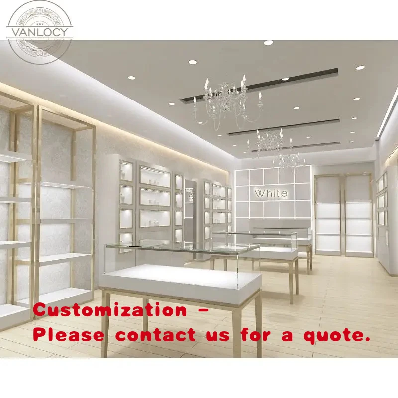 custom.Custom Simple Design Glass Wall LED Showcases Jewelry Showcase Cabinets Store and Jewellery Showroom Display