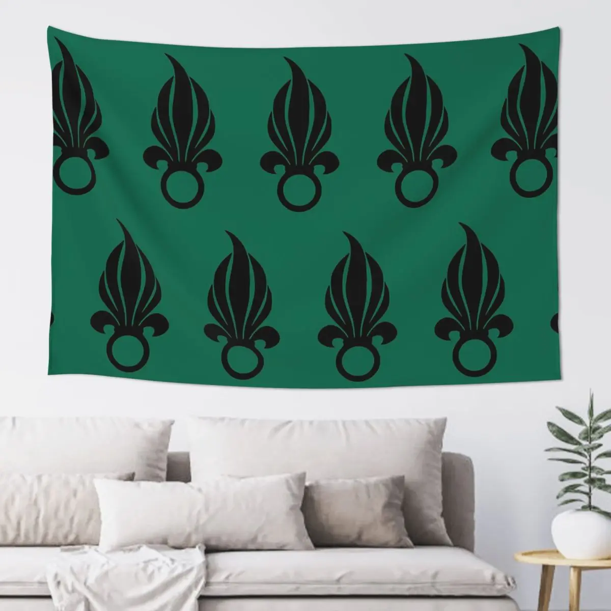 French Foreign Legion Tapestry Hippie Wall Hanging Aesthetic Home Decor Tapestries for Living Room Bedroom Dorm Room