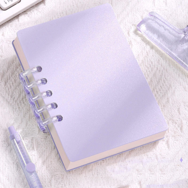 Tragbares Loseblatt-Notizbuch im A7-Format. Ein Mini-Taschen-Notizbuch mit hochwertigen Standards für Studenten ist ein Lernwerkzeug – Detail 4
