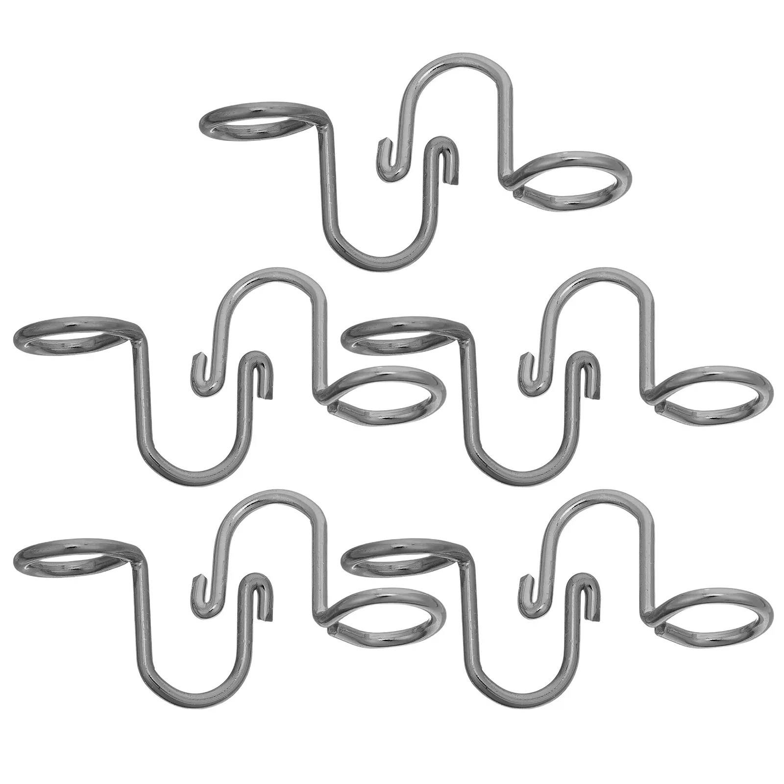 10Pcs Wardrobe Connector Hooks Space Saving Hanger Connectors Closet Organizer Hanger Clips for Cascading Clothes Hanging Stable