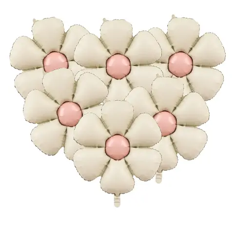 10 पीस 50.5x40 सेमी मैट गुलाबी कैंडी डेज़ी गुब्बारा एल्यूमीनियम पन्नी गुब्बारा लड़की बेबी शॉवर जन्मदिन की पार्टी शादी की सजावट 8 best sales एक साल की जन्मदिन वाली लड़की - №5