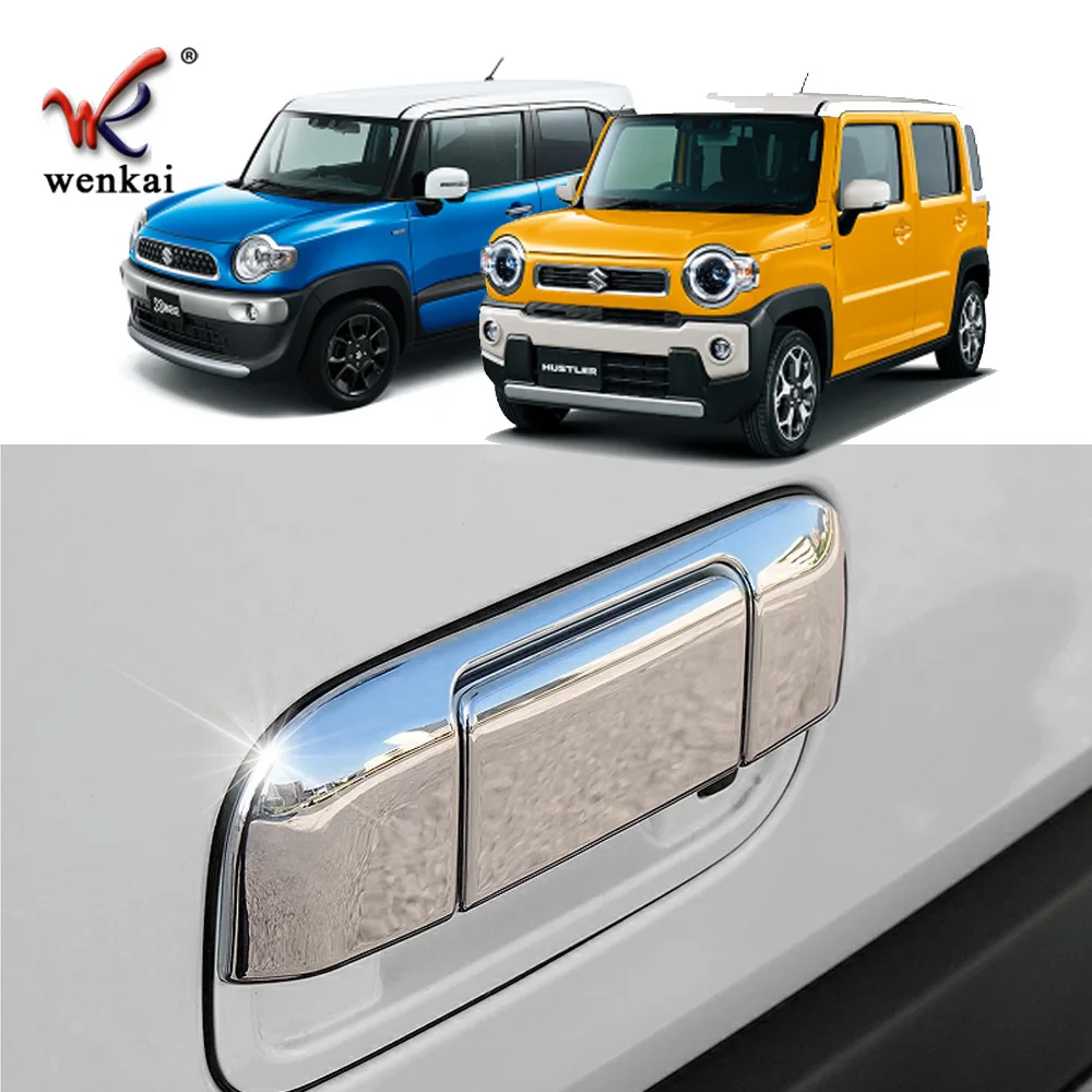 For Suzuki Hustler Xbee 2020 2021 2022 Rear Trunk Tailgate Door Handle Cover Trim Sticker Car Styling Accessories