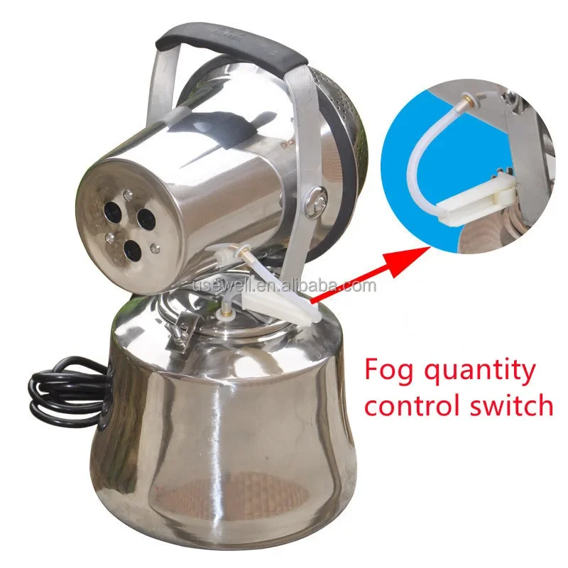 Industrial 5L battery operated stainless steel ulv cold Spray Disinfection mist fogger sprayer machine for garden