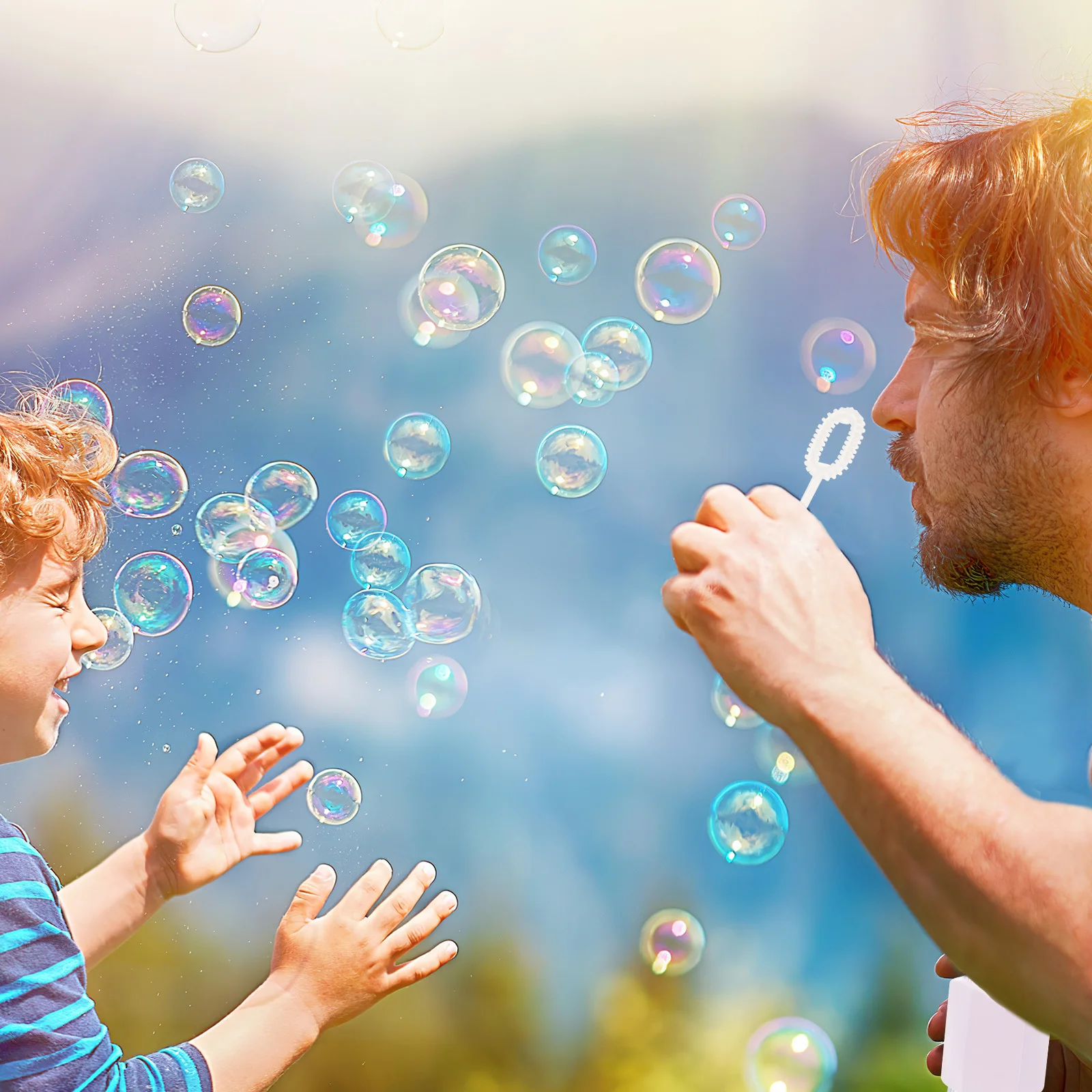 24 stks Dubbele Hart Wand Voor Bruiloft Premium Plastic Bubble Sticks Decor Kids Party Gunsten Vintage Tea Party Viering Gift