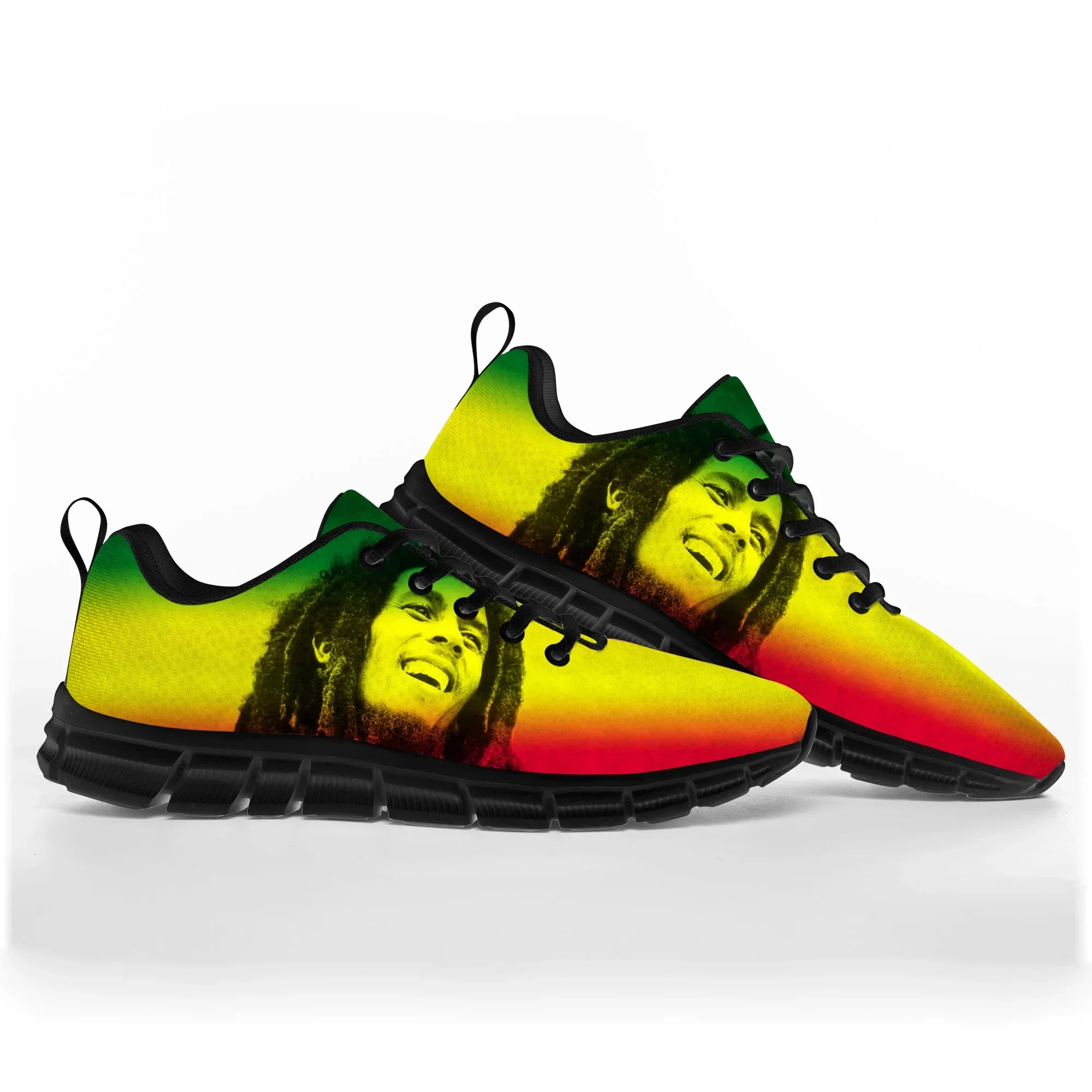 

Bob Marley Reggae Rasta Music Singer Sports Shoes Mens Womens Teenager Sneakers Casual Custom Couple High Quality Couple Shoes