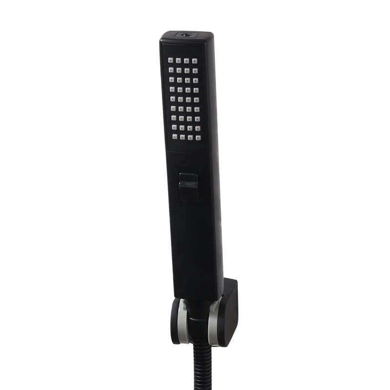 

Black High Pressure Shower Head ABC Plastic Handheld Shower Head Bathroom Rainfall Shower Head Water Saving Hand Shower Head