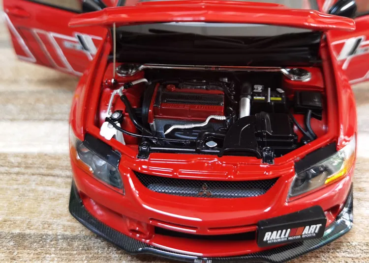 1:18 Super A EVO 9 Ralliart alloy car model toys gift collection