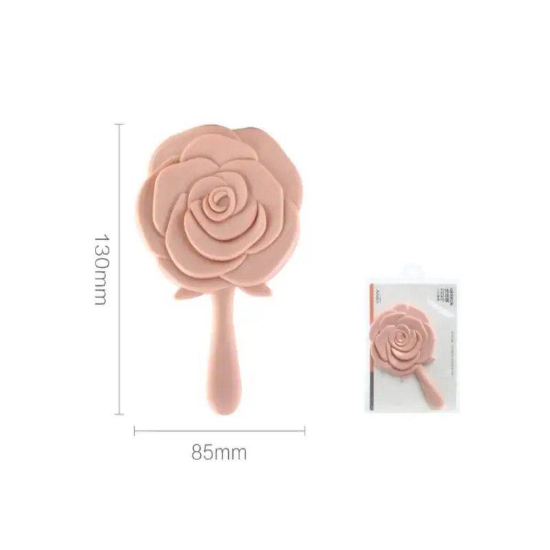 Handheld Kosmetik spiegel Vintage Rose Make-up Spiegel Hands piegel Taschen spiegel Make-up Eitelkeit Kosmetik Kompakt spiegel für Frauen