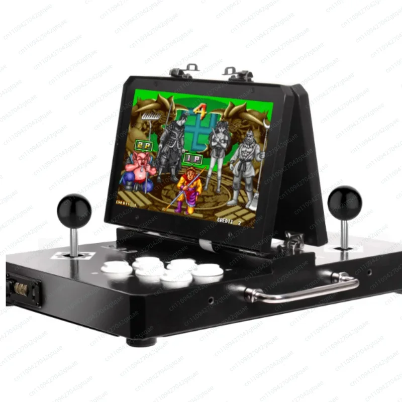 Portable Folding Arcade Game Console Dual Screen Joystick All in One Machine for Home Entertainment Gaming