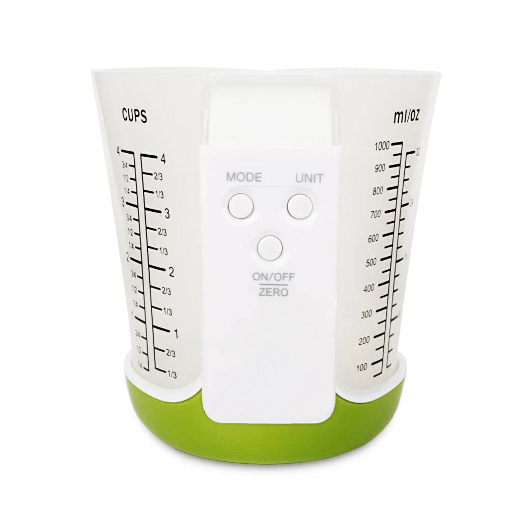 Smart ABS Plastic Digital Kitchen Scale Manufacturer's High-Cost Performance ROHS Certified LCD Measuring Cup Home Kitchen