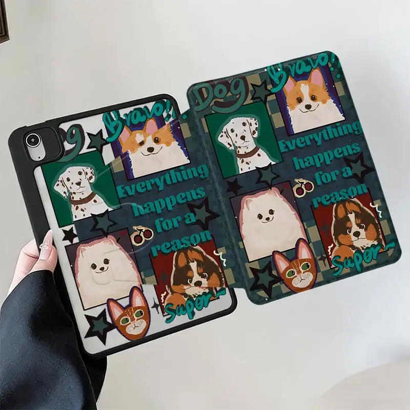 

Tri-fold Funda For Samsung Tab S7 S8 S9 S11 11 Tab S6 Lite 10.4 inch Tab A9 8.7" Plus 11" A8 Samsung S10 S9 12.4 inch
