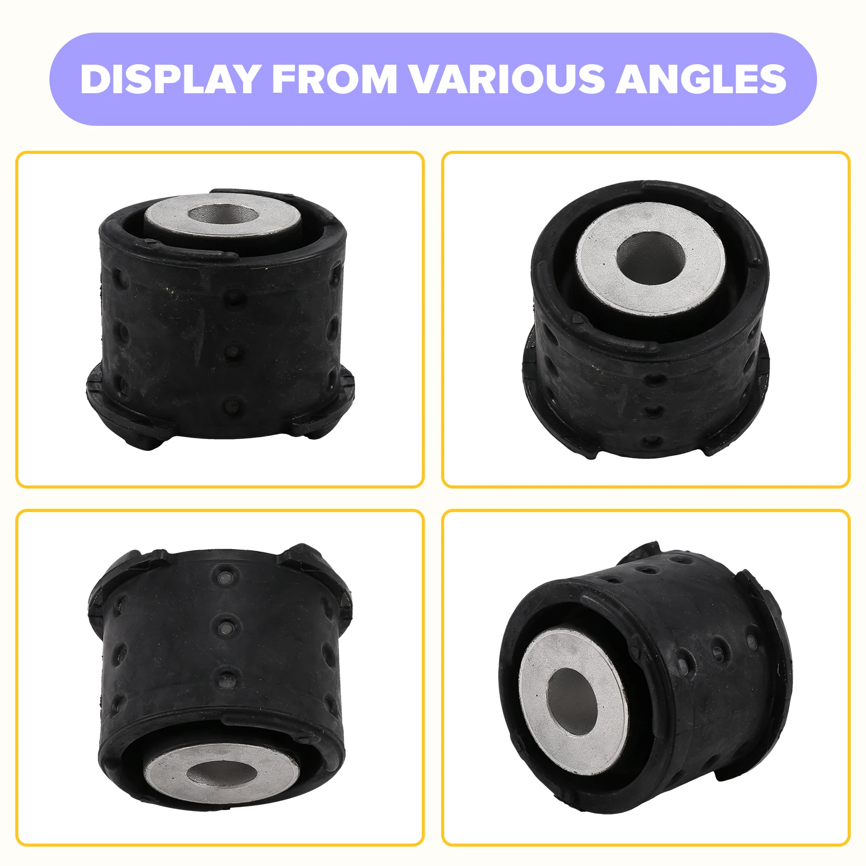 A99F-Rear Axle Support Bushing For BMW 3 Series E46 X3 E83 Z4 E85 E86 OE 33311092517 Rear Suspension - view 4
