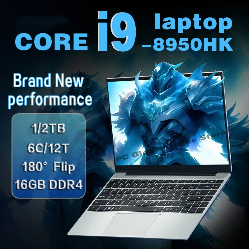 

Новинка 2025 года, 14,1-дюймовый портативный ноутбук Core i9-8950HK Windows 11 Pro, ноутбук, 12 ГБ ОЗУ, 1 ТБ, 2 ТБ SSD, ноутбуки, геймерский ПК