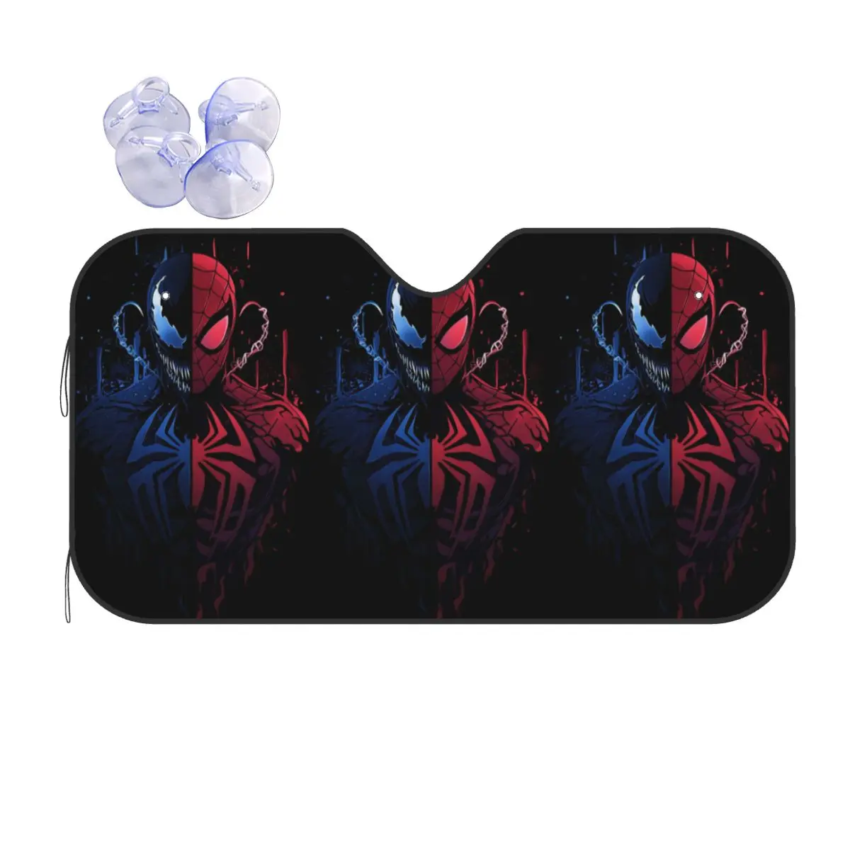 

Custom Comic Wallpaper Venom Windshield Sunshade Foldable Blocks UV Rays Sun Visor Protector