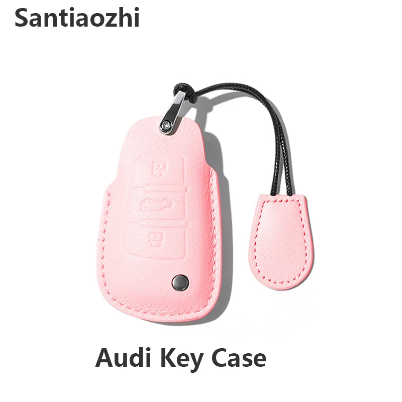 

Leather Car Key Case Cover Shell Protector For Audi A1 A3 8L A4 B7 B8 A5 8P A6 C6 4F A7 A8 Q2 Q3 Q5 Q7 S6 8V TT RS S3 TTS