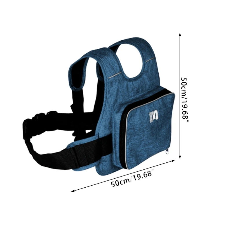 Universal Motorcycle Safety Belt Rear for SEAT Grab Handle Children Reflective Strip Portable Storage Bag Easy Folding