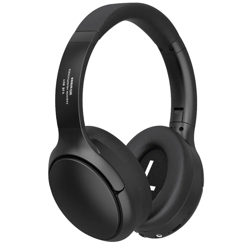

Foldable Retro Bluetooth Headset VJE901 Wireless Stereo Headphone with ENC HD Microphone for Sports Office Mobile Game Gift Men