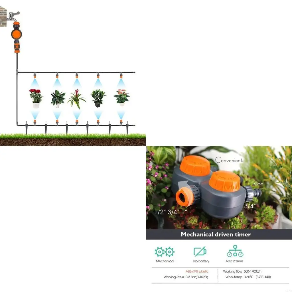 

Irrigation Timer for Home Gardening and Public Use Faucet Timer No Battery C5AD