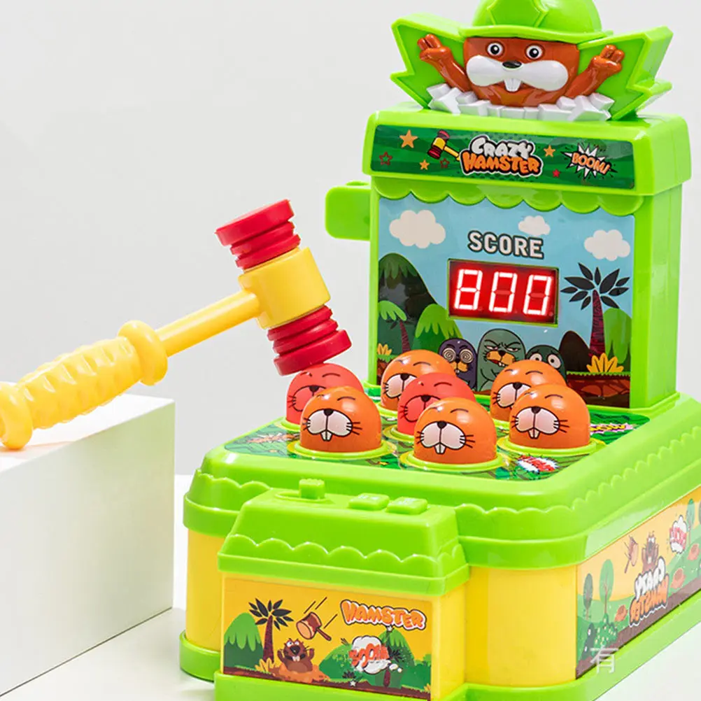 

Toys Kids Hammering Machine Scoring Game Puzzle Green Children Plaything Baby Gifts Educational Fun Hammer Tool