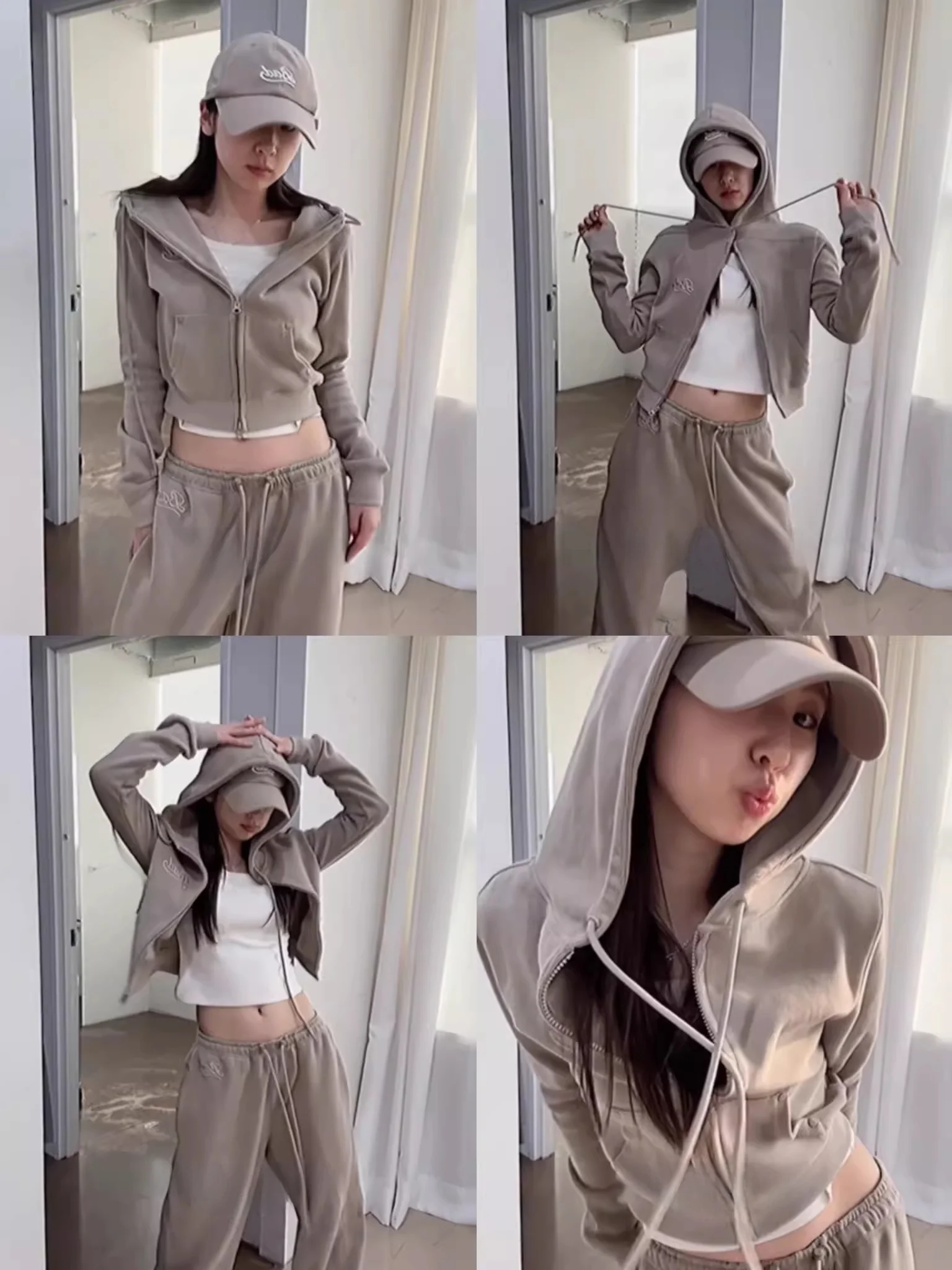 

American Retro Hoodie Women's Spring New Casual Lazy Sle BF Top Trendy Long Sve Streetwear Loose Fit Regular Length