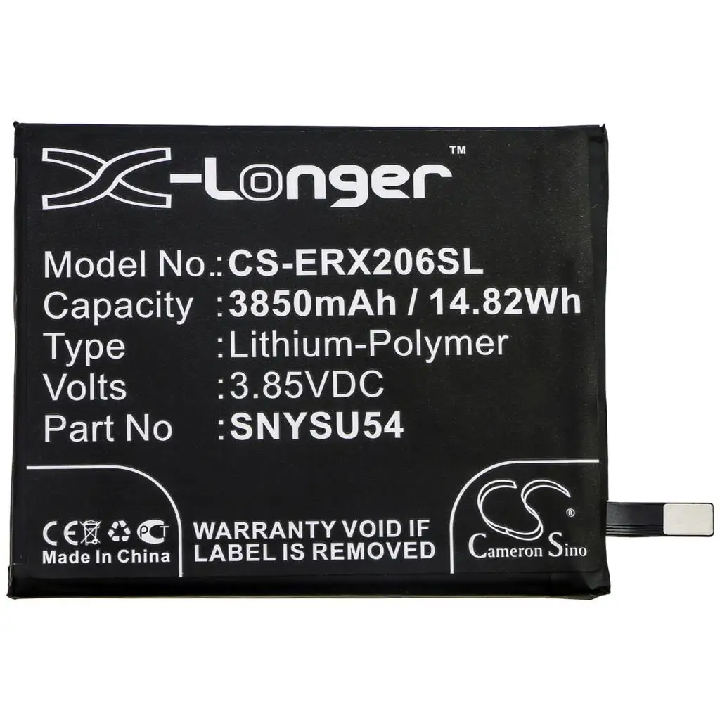 OrangeYu 3850mAh Battery SNYSU54 for Sony Xperia 5 II 5G,XQ-AS7,PDX-206 XQ-AT42 XQ-AT72 XQ-AT51 XQ-AT52 XQ-AS52 XQ-AS42