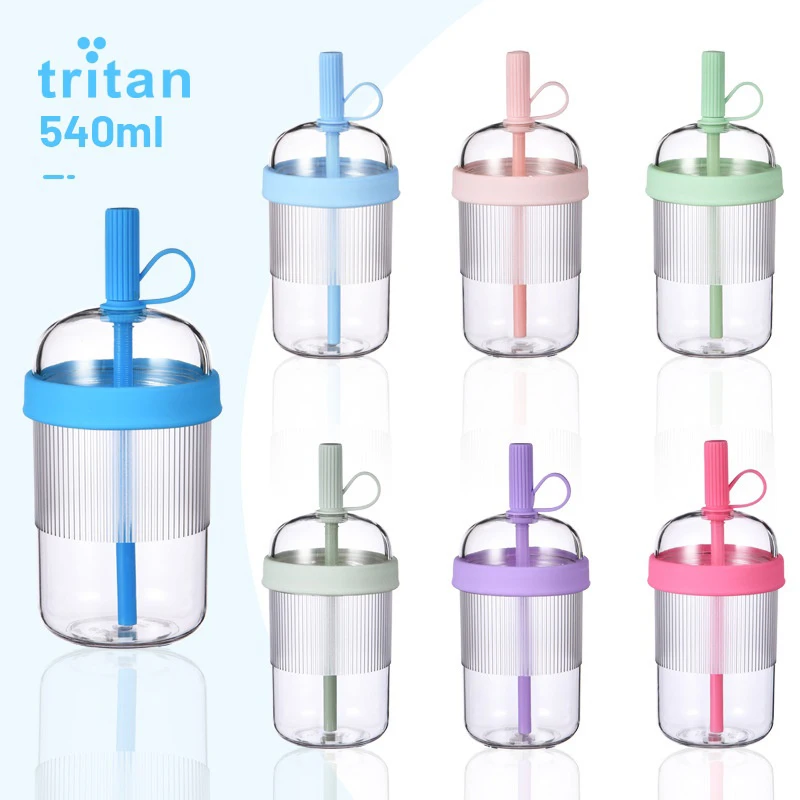 Coffee Cups With Lids Reusable Tumbler With Straw And Straw Cold Drink Tumbler For Women Men  For Home Cup Straws For Drinks view 2